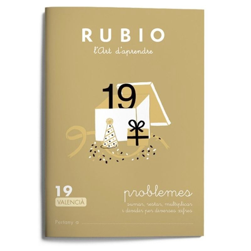 Problemes RUBIO 19 (valencià). Aa. Vv. (Editorial Rubio) 9788416744688