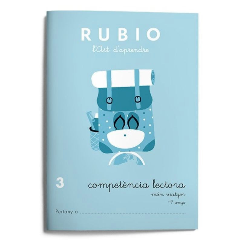 Competència lectora 3. Món viatger (català). Rubio Polo, Enrique (Editorial Rubio) 9788415971696