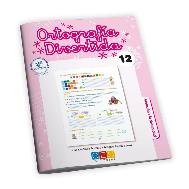 Ortografía divertida 12. Aa. Vv. (Editorial GEU) 9788499155456 Imagen principal del producto