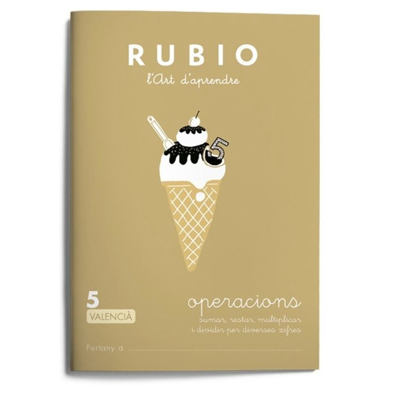 Operacions RUBIO 5 (valencià). Aa. Vv. (Editorial Rubio) 9788416744527 Imagen principal del producto