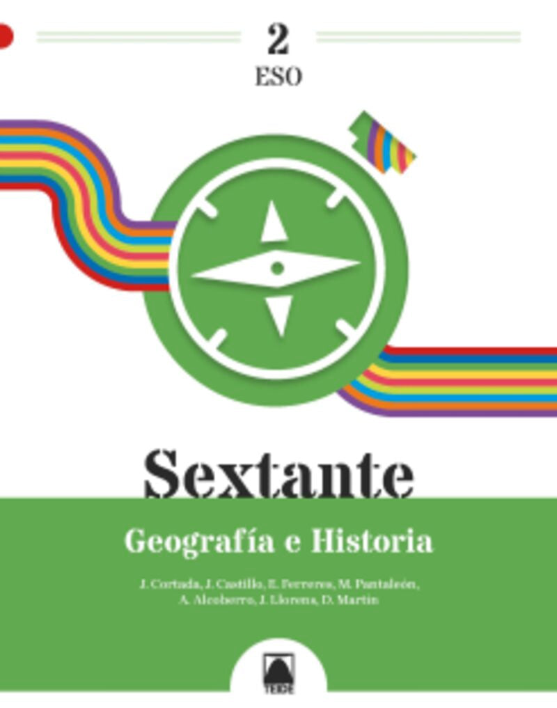 Sextante 2. Geografía e Historia 2 ESO. Aa. Vv. (Editorial Teide, S.A.) 9788430756445 Imagen principal del producto