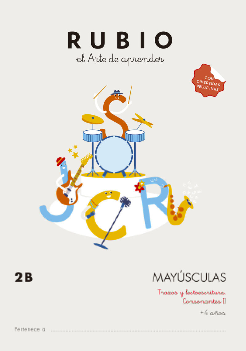 Mayúsculas RUBIO 2B. ENRIQUE RUBIO POLO, SLU (Editorial Rubio) 9788417427207 Imagen principal del producto