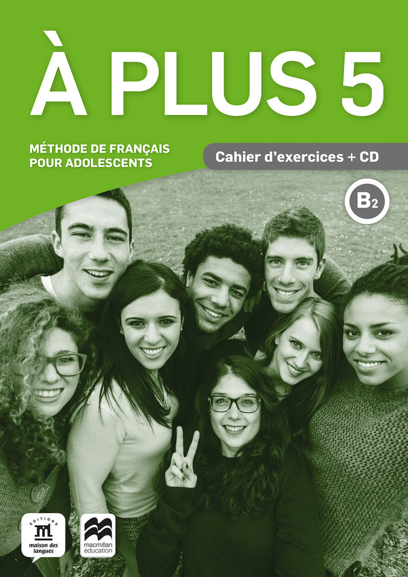 À plus 5 - Éd. Macmillan Cahier d'exercices + CD. Aa. Vv. (DIFUSION CENTRO DE INVESTIGACION Y PUBLICACIONES DE IDIOMAS S.L.) 9788417710378 Imagen principal del producto