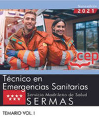 Temario I - Tecnico En Emergencias Sanitarias - Sermas. Aa. Vv. (Cep / Orbe) 9788418815355