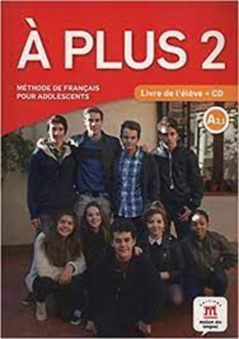 À plus 2 - Éd. Macmillan Livre de l'élève + CD. Aa. Vv. (DIFUSION CENTRO DE INVESTIGACION Y PUBLICACIONES DE IDIOMAS S.L.) 9788417710309 Imagen principal del producto
