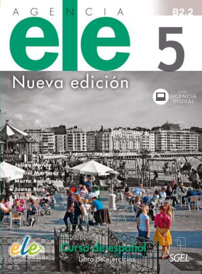 Agencia ELE 5 libro de ejercicios. Nueva edición. + Licencia Digital. Aa. Vv. (SGEL) 9788417730017 Imagen principal del producto