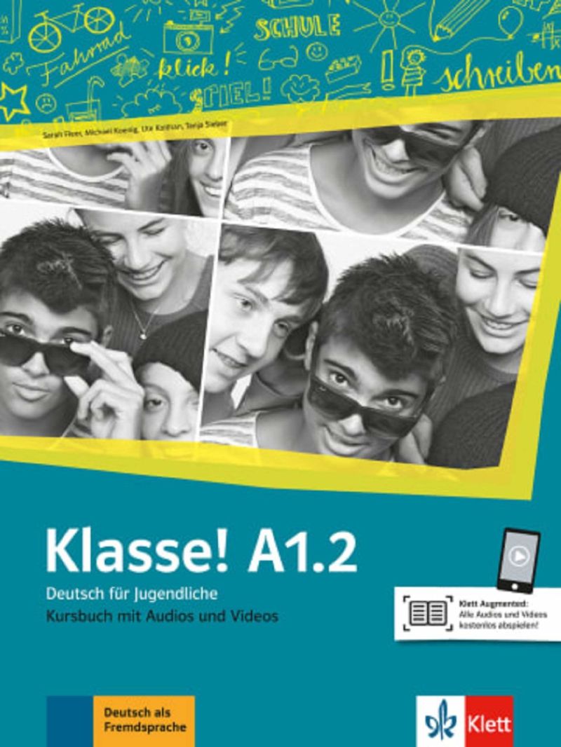 Klasse! A1.2 Kursbuch+Audio+Video. Aa. Vv. (Klett) 9783126071222