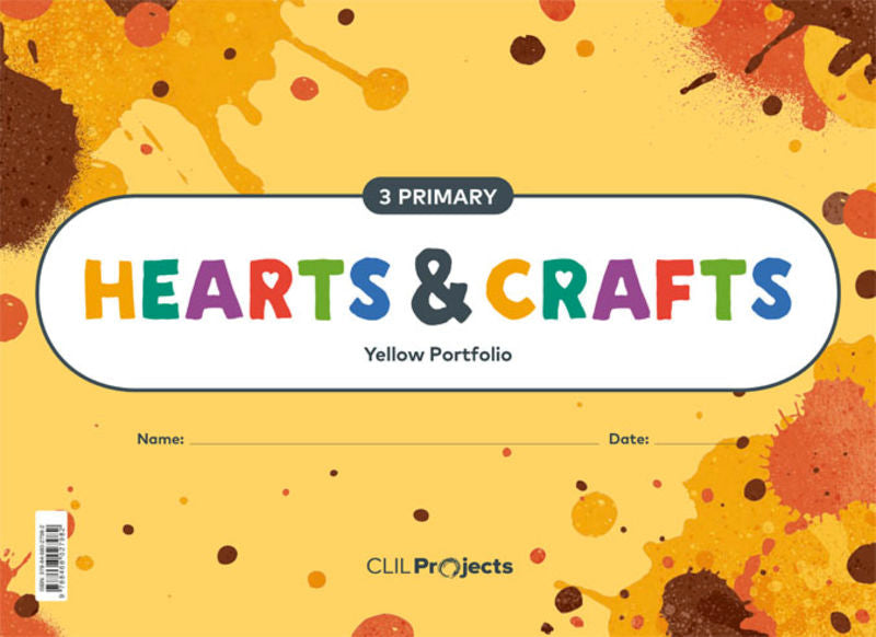 HEARTS & CRAFTS YELLOW NOTEBOOK I ED18. Aa. Vv. (Santillana Educación, S.L.) 9788468027982 Imagen principal del producto