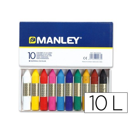 ✅ CERA BLANDA MANLEY 10 COLORES Imagen principal del producto