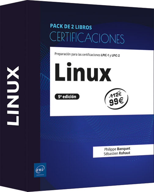 Linux: Pack de 2 libros: Preparación para las certificaciones LPIC-1 y LPIC-2 (5ª edición)
