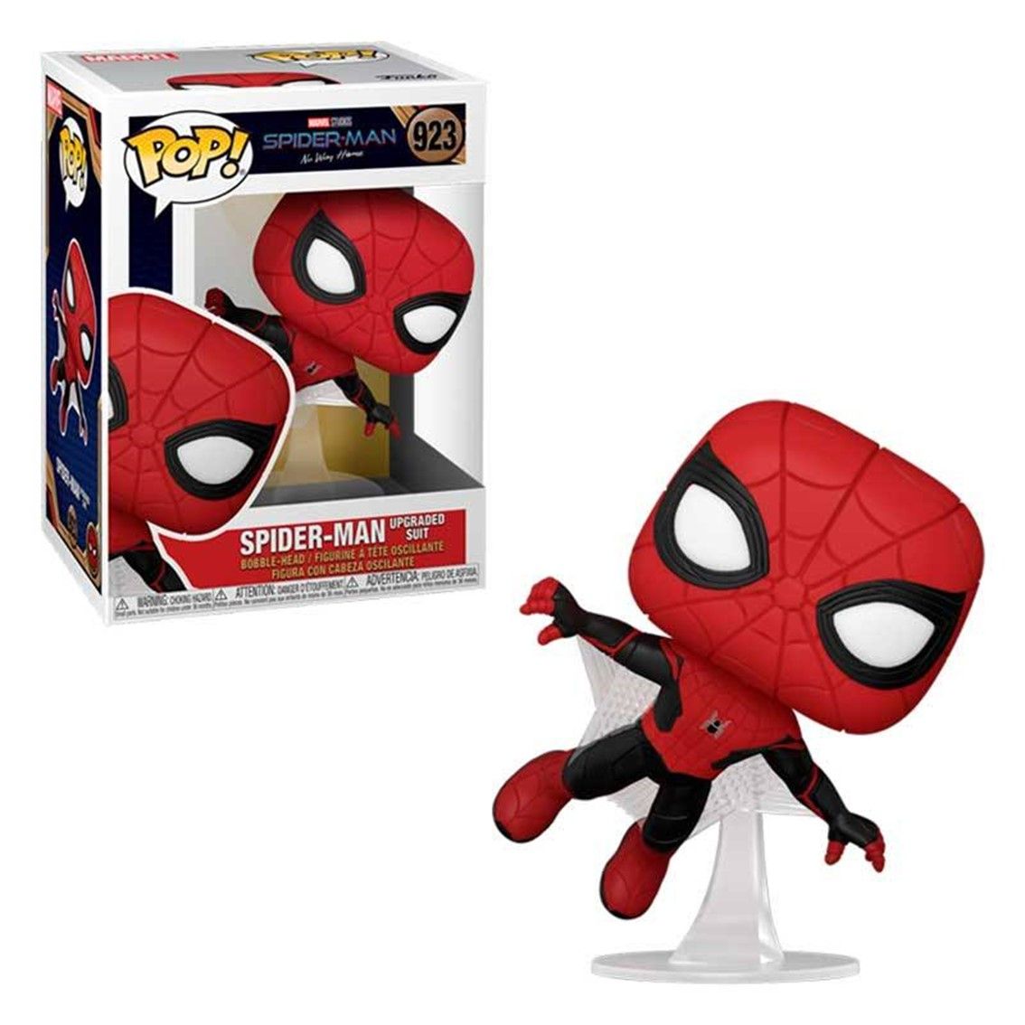 🕷️ FUNKO POP! SPIDER-MAN (UPGRADED SUIT) - MARVEL Imagen principal del producto