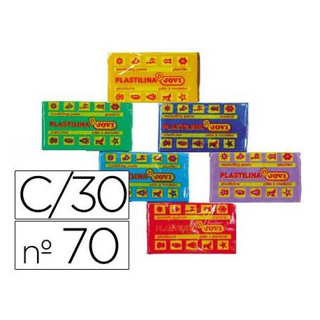 ✅ PLASTILINA JOVI 70S COLORES SURTIDOS PEQUEÑA CAJA 30 UNIDADES Imagen secundaria del producto