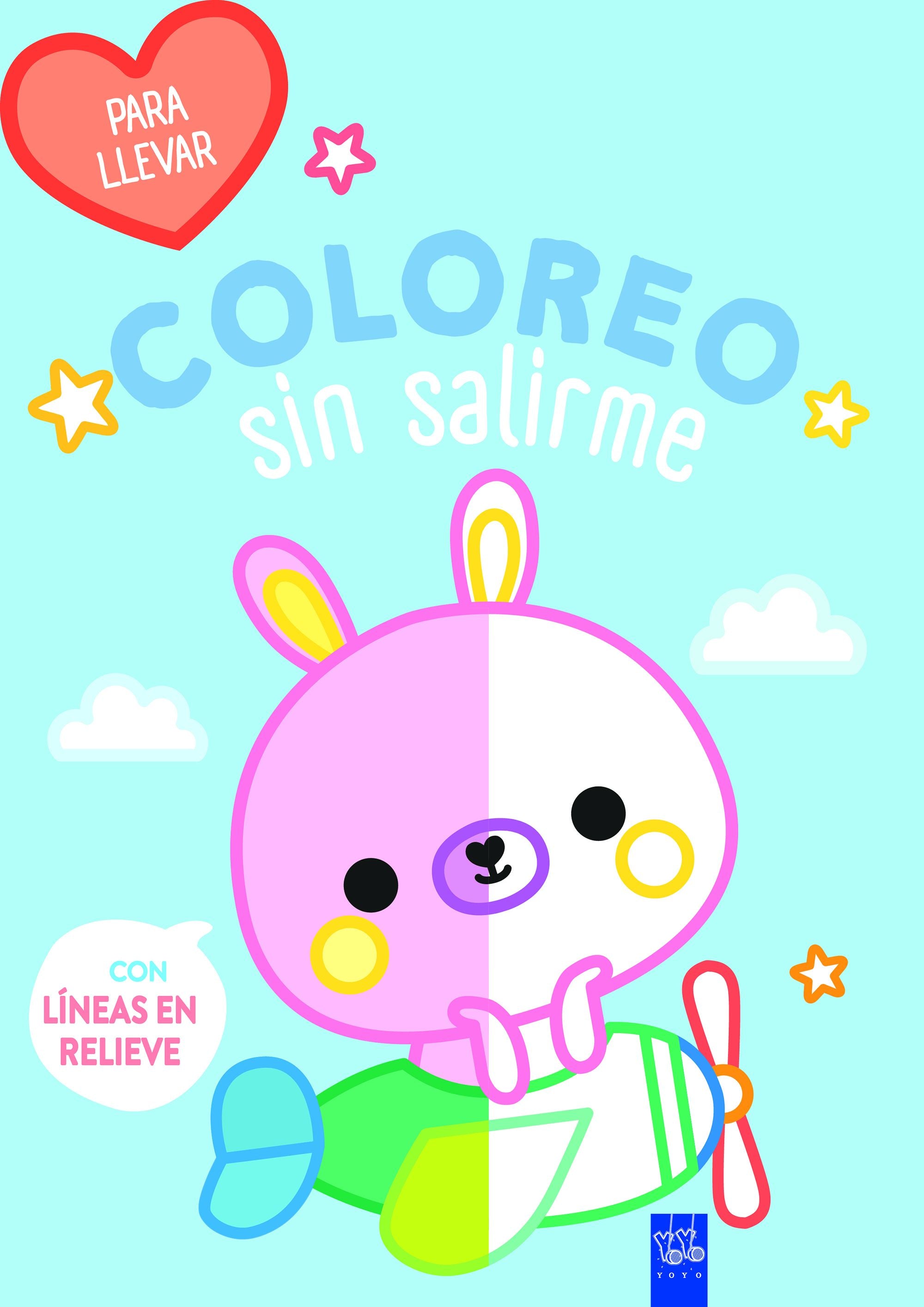 Coloreo sin salirme-Para llevar. Conejo. YOYO (Yoyo) 9788408278115 Imagen principal del producto