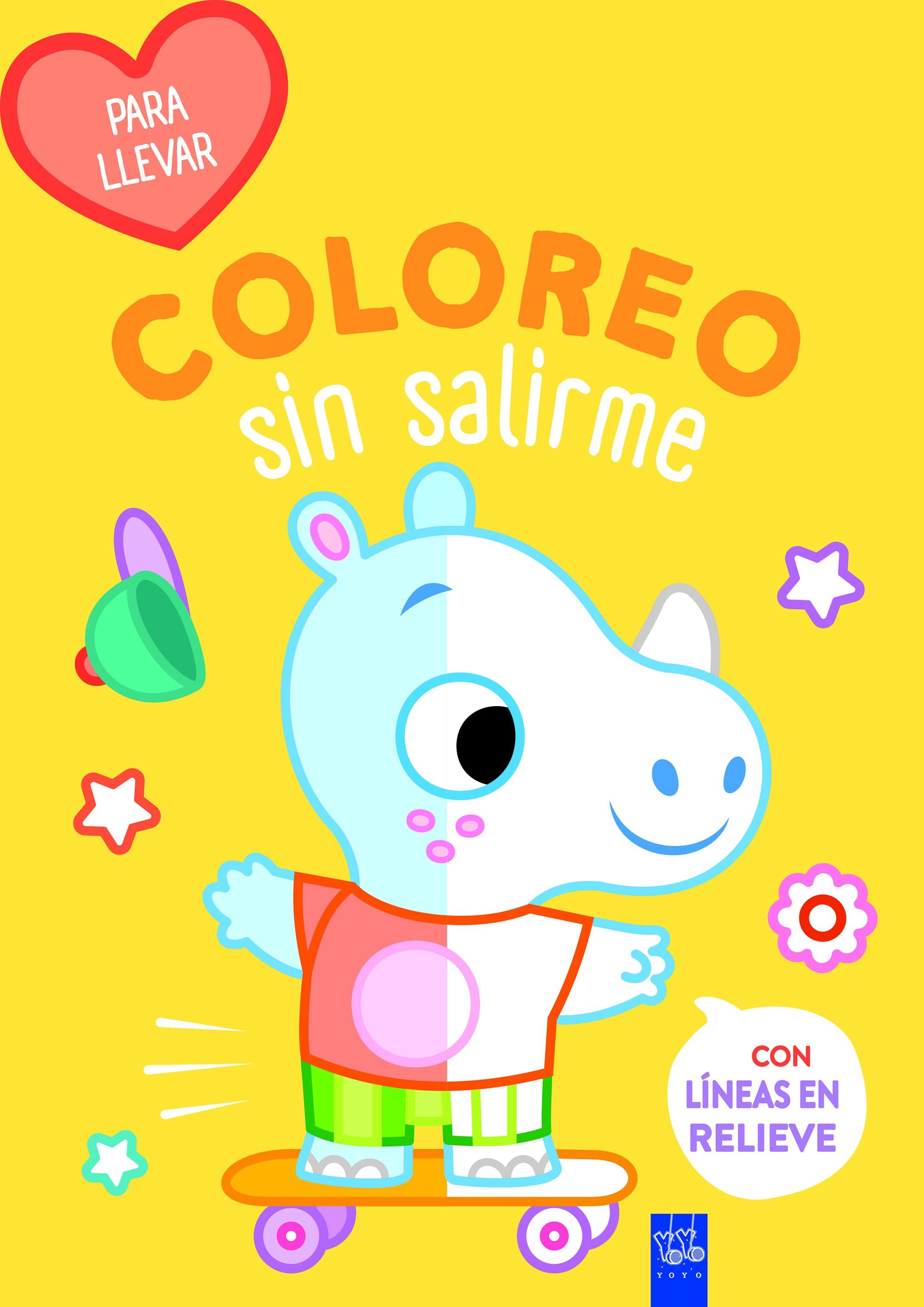 Coloreo sin salirme-Para llevar. Rinoceronte. YOYO (Yoyo) 9788408278146 Imagen principal del producto