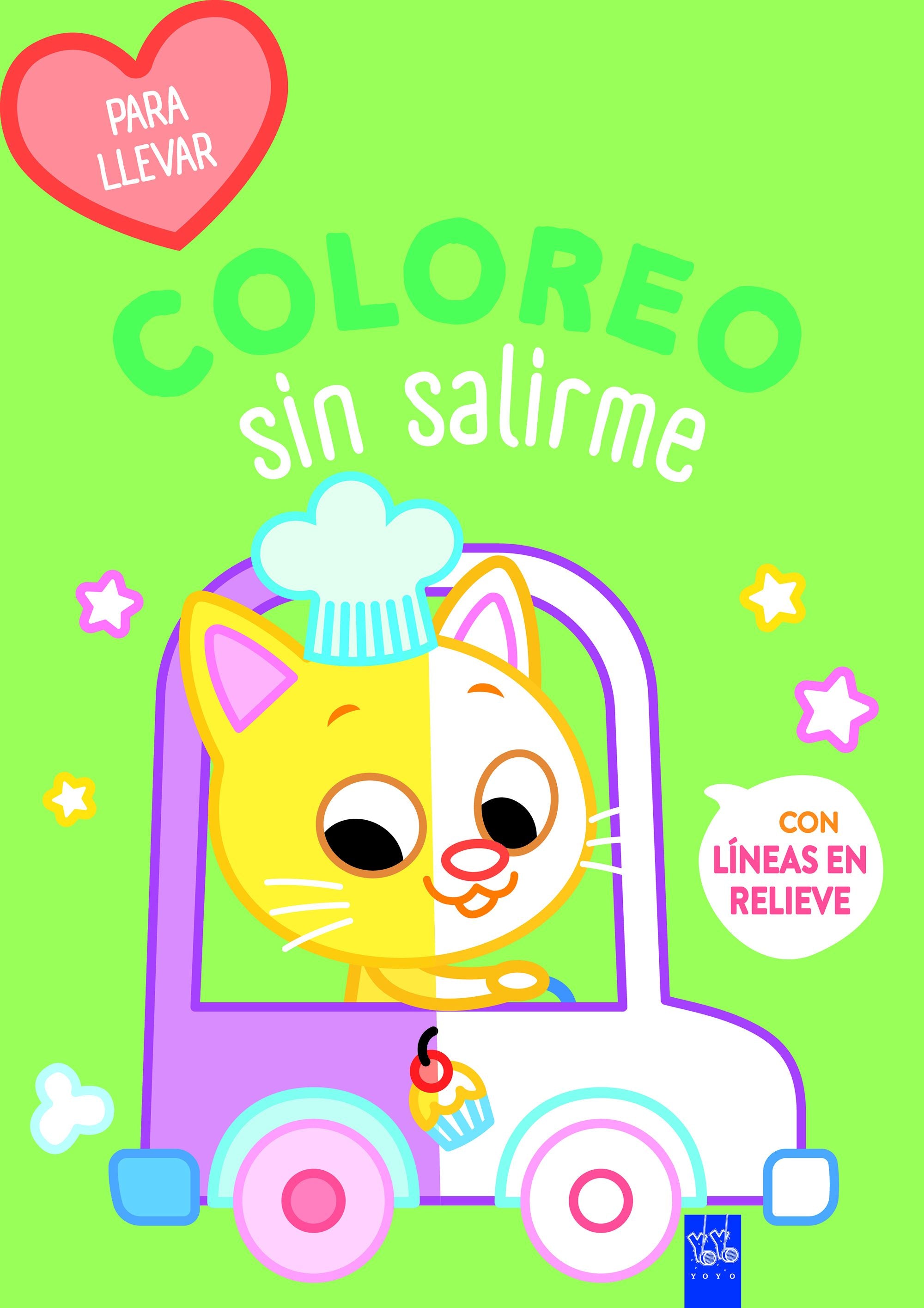 Coloreo sin salirme-Para llevar. Gato. YOYO (Yoyo) 9788408278139
