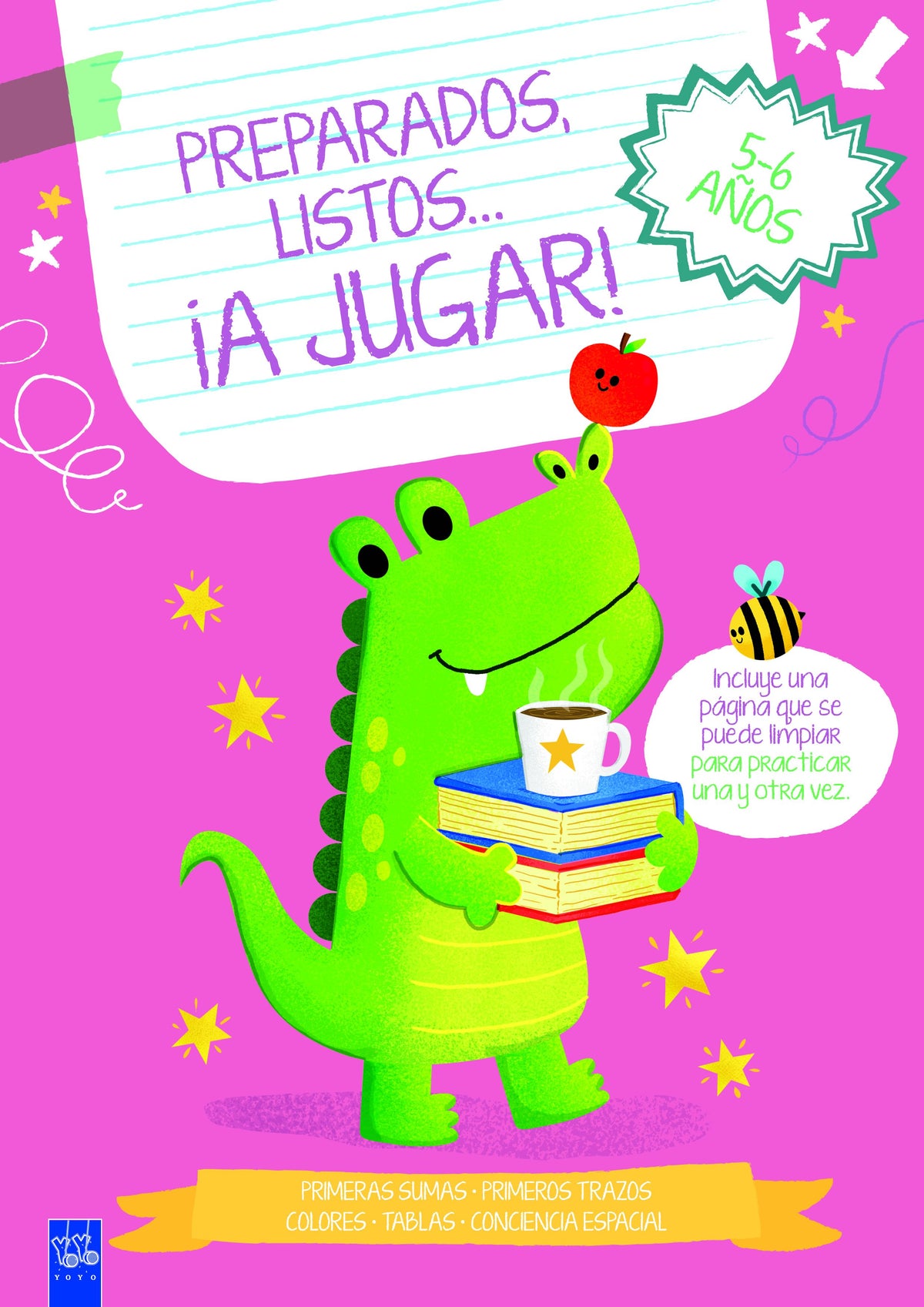 Preparados, listos... ¡a jugar! 5-6 años rosa. YOYO (Yoyo) 9788408283959