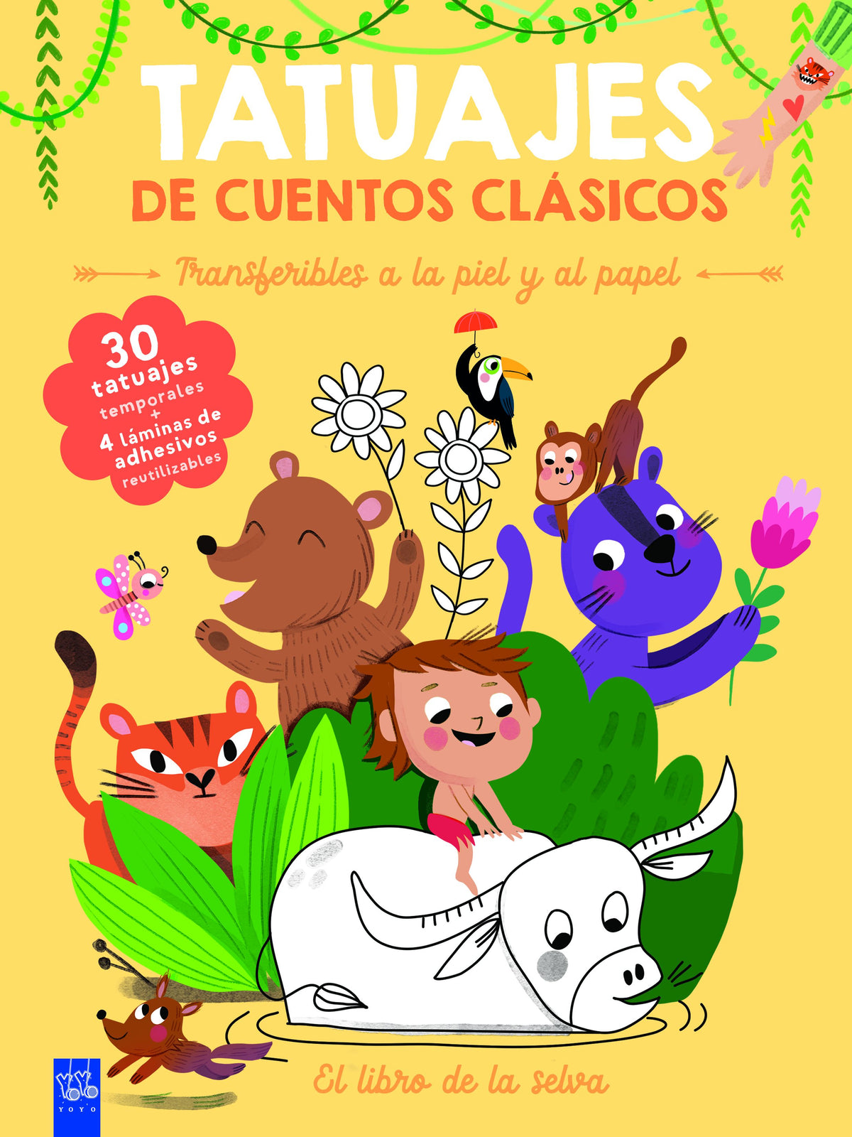 Tatuajes de cuentos clásicos. El libro de la selva. YOYO (Yoyo) 9788408295907