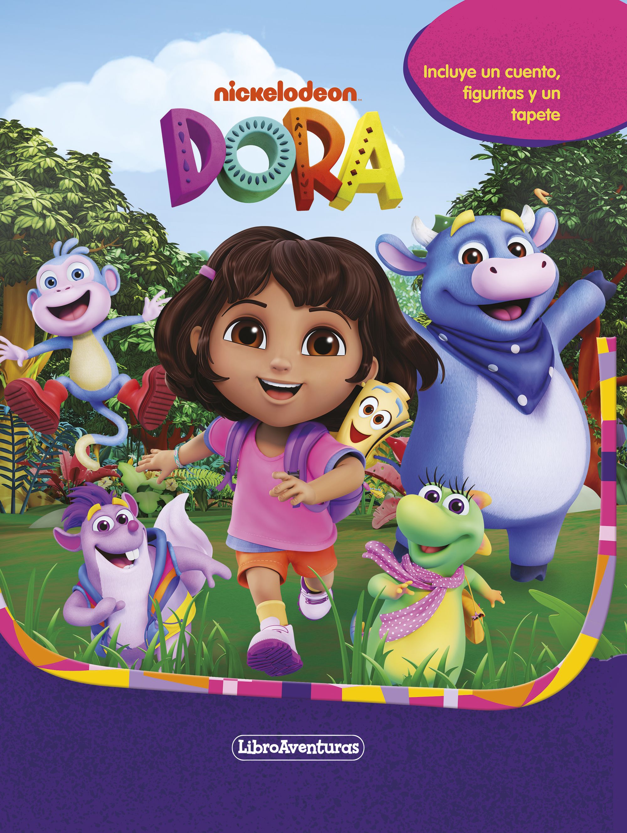 Dora. Libroaventuras: Incluye un cuento, figuritas y un tapete. Dora (Planeta Junior) 9788408296560 Imagen principal del producto