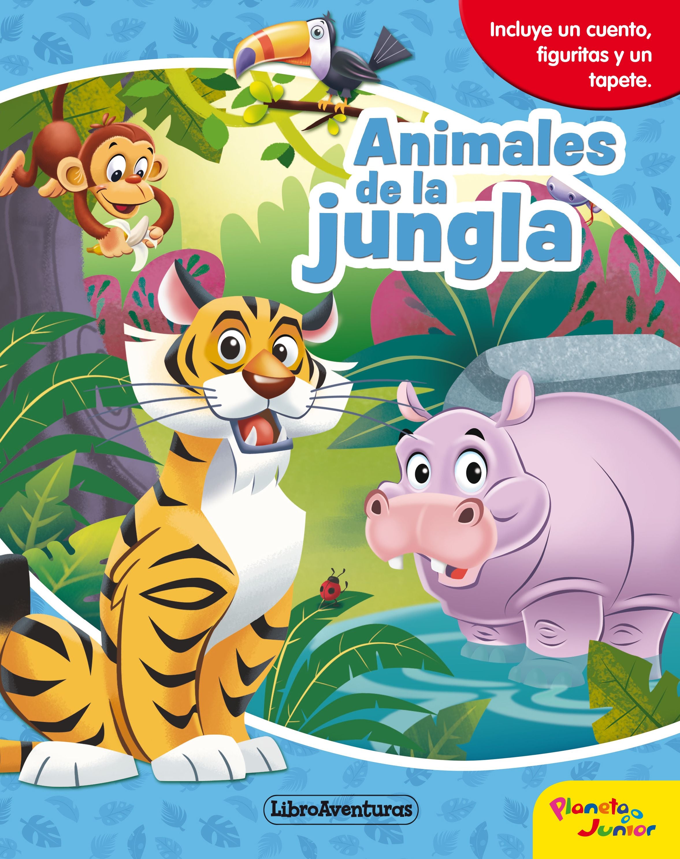 Animales de la jungla. Libroaventuras. AA. VV. (Planeta Junior) 9788408218258