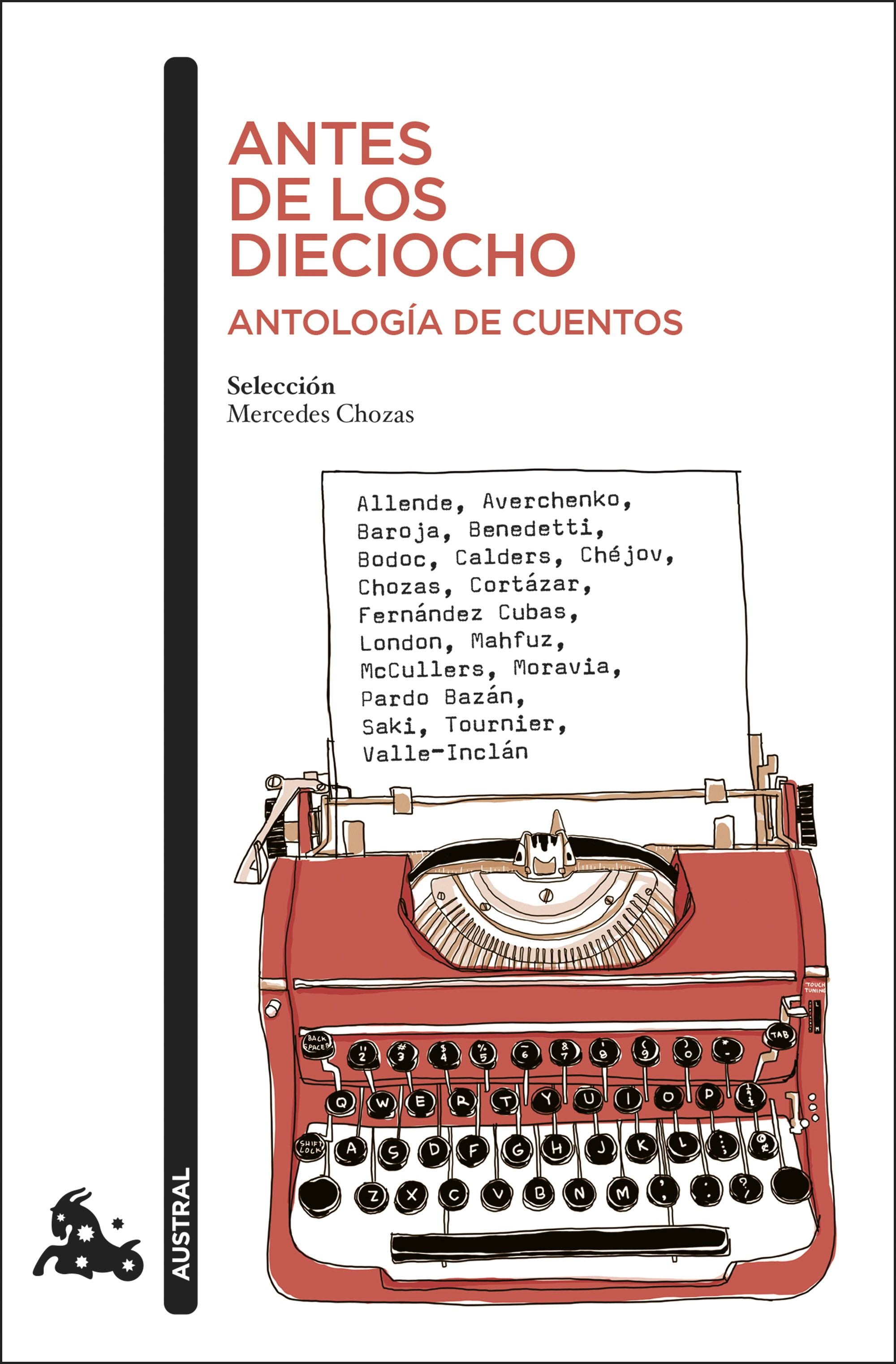 Antes de los dieciocho. Antología de cuentos. AA. VV. (Austral) 9788408309819 Imagen principal del producto