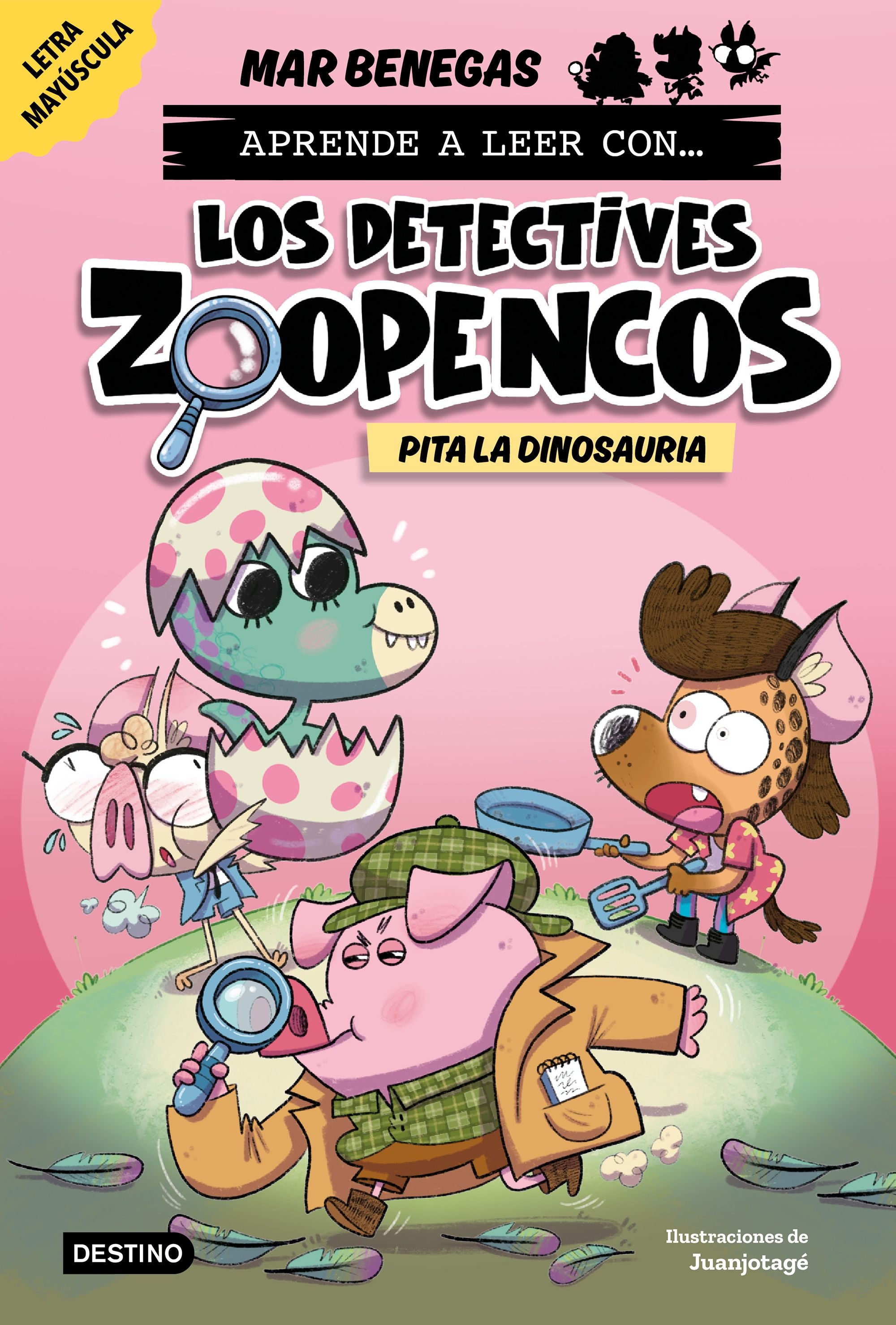 Aprender a leer con... Los Detectives Zoopencos 10. Pita la dinosauria: En letra MAYÚSCULA para aprender a leer (libros para niños a partir de 5 años). Elige tu propia historia. Mar Benegas (Destino Infantil & Juvenil) 9788408312864 Imagen principal del producto