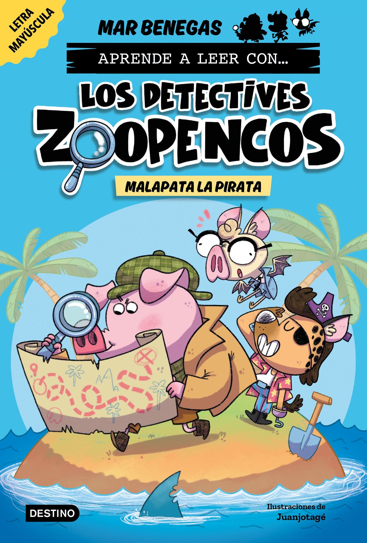 Aprender a leer con... Los Detectives Zoopencos 5. Malapata la pirata: En letra MAYÚSCULA para aprender a leer (libros para niños a partir de 5 años). Elige tu propia historia. Mar Benegas (Destino Infantil & Juvenil) 9788408297383
