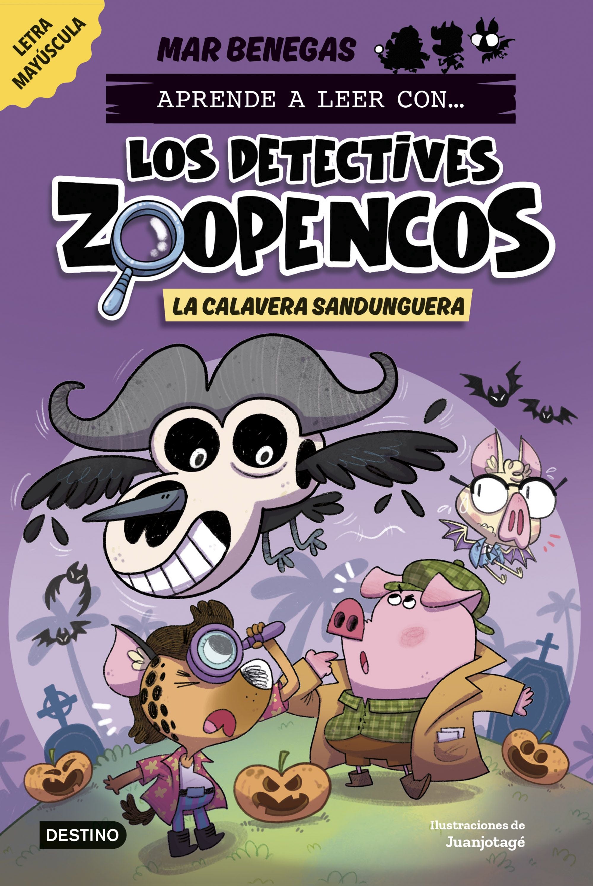 Aprender a leer con... Los Detectives Zoopencos 8. La Calavera Sandunguera: En letra MAYÚSCULA para aprender a leer (libros para niños a partir de 5 años). Elige tu propia historia. Mar Benegas (Destino Infantil & Juvenil) 9788408306795 Imagen principal del producto