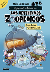Aprender a leer con... Los Detectives Zoopencos. Letra ligada 1. Aventura zoobma: En letra LIGADA para aprender a leer (libros para niños a partir de 5 años). Elige tu propia historia. Mar Benegas (Destino Infantil & Juvenil) 9788408318002