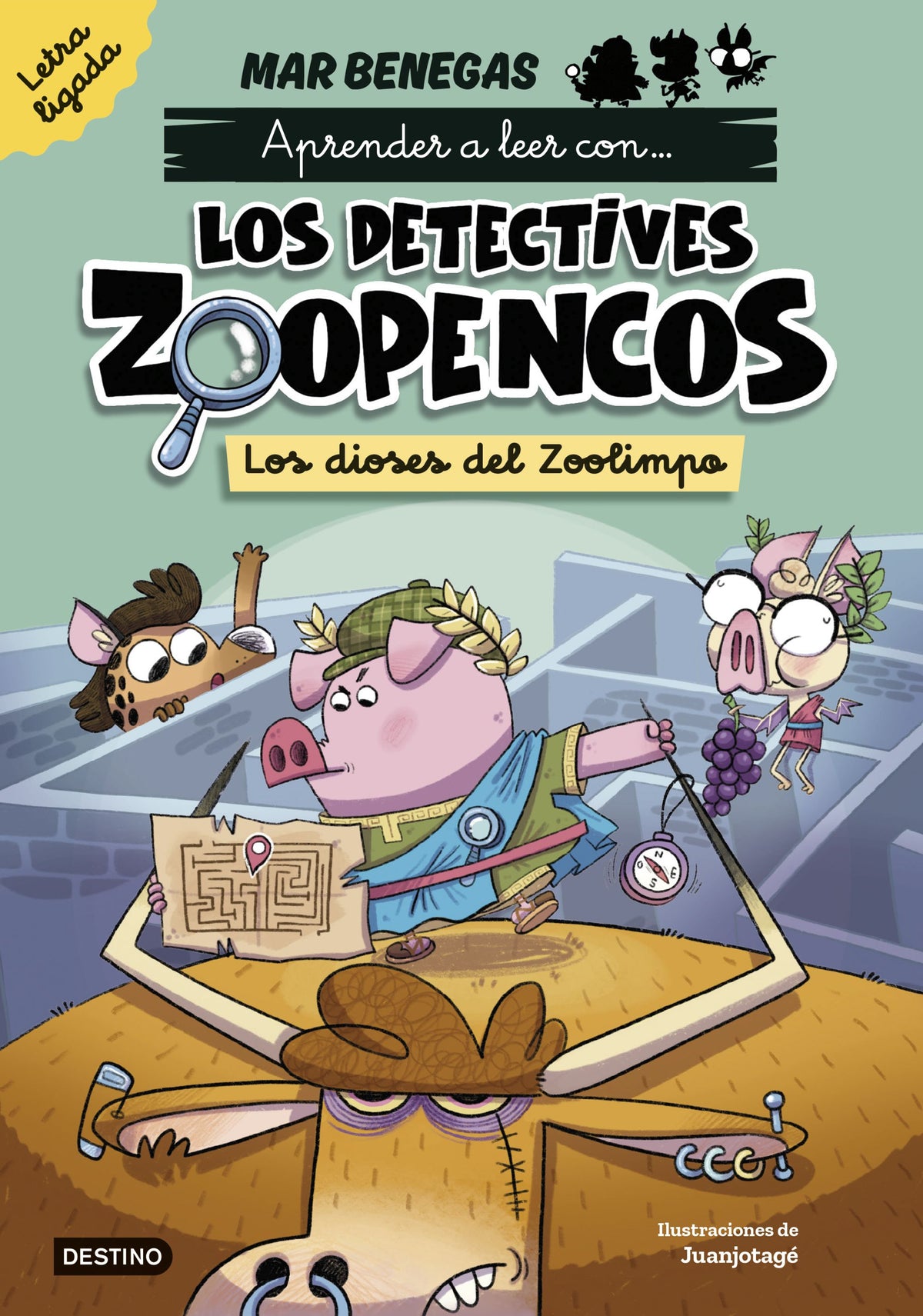 Aprender a leer con... Los Detectives Zoopencos Letra ligada 2. Los dioses del Z: En letra LIGADA para aprender a leer (libros para niños a partir de 5 años). Elige tu propia historia. Mar Benegas (Destino Infantil & Juvenil) 9788408318026