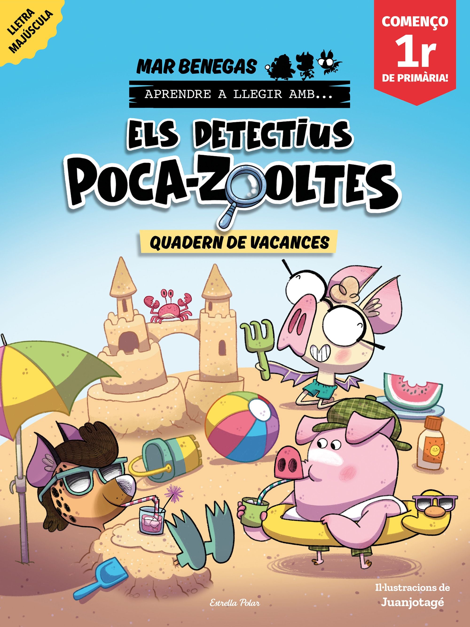Els detectius Poca-zooltes. Quadern de vacances. Començo 1r de Primària. Mar Benegas (Estrella Polar) 9791387783174