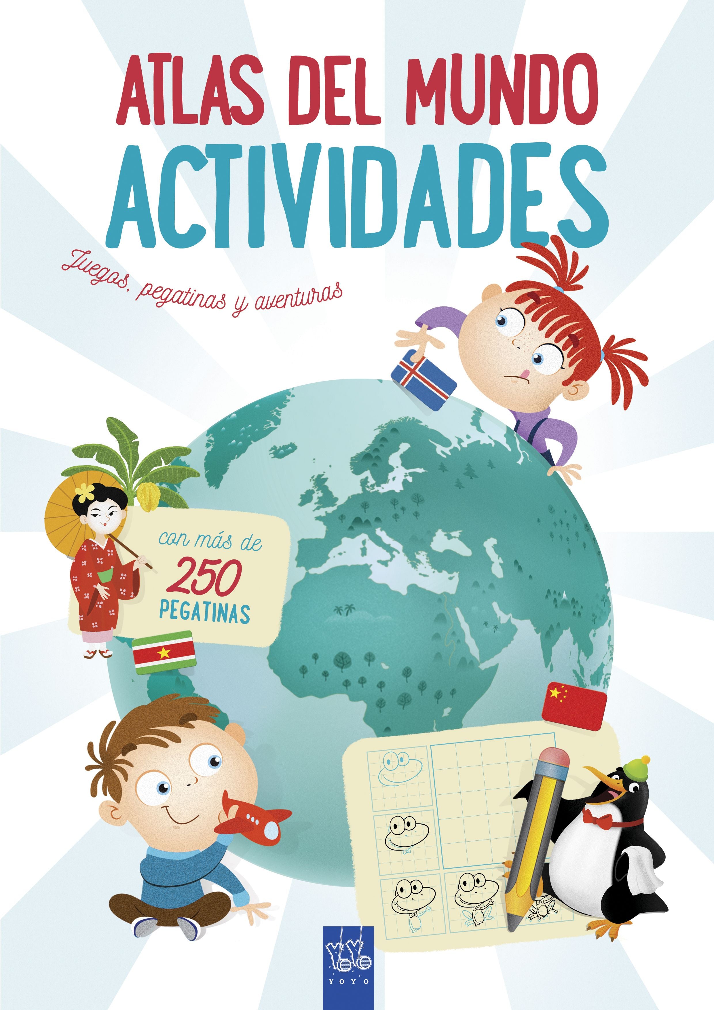 Atlas del mundo. Actividades: Juegos, pegatinas y aventuras Imagen principal del producto