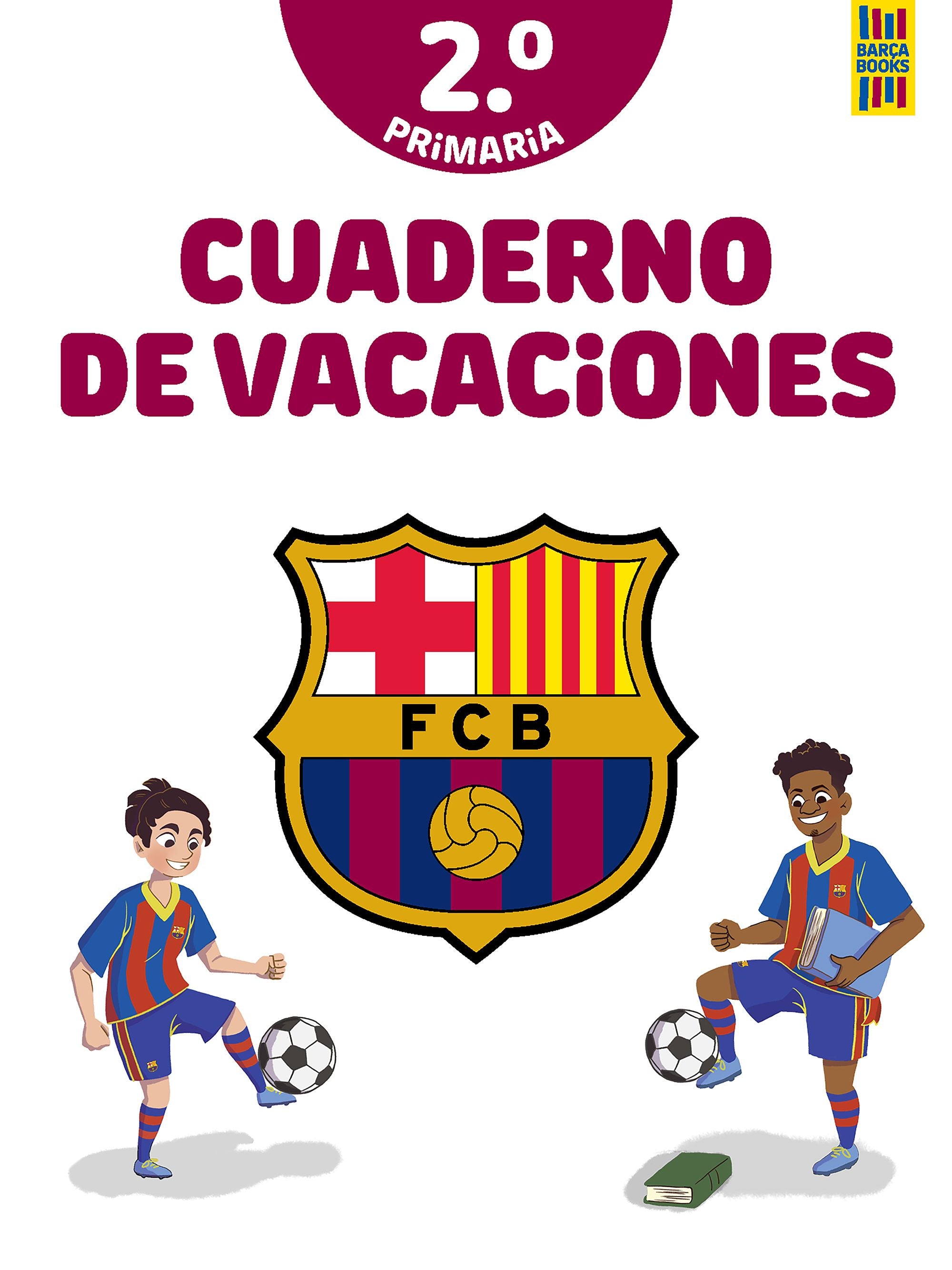 Barça. Cuaderno de vacaciones. 2º de primaria. Producto oficial F.C. Barcelona (Planeta Junior) 9788408253822 Imagen principal del producto