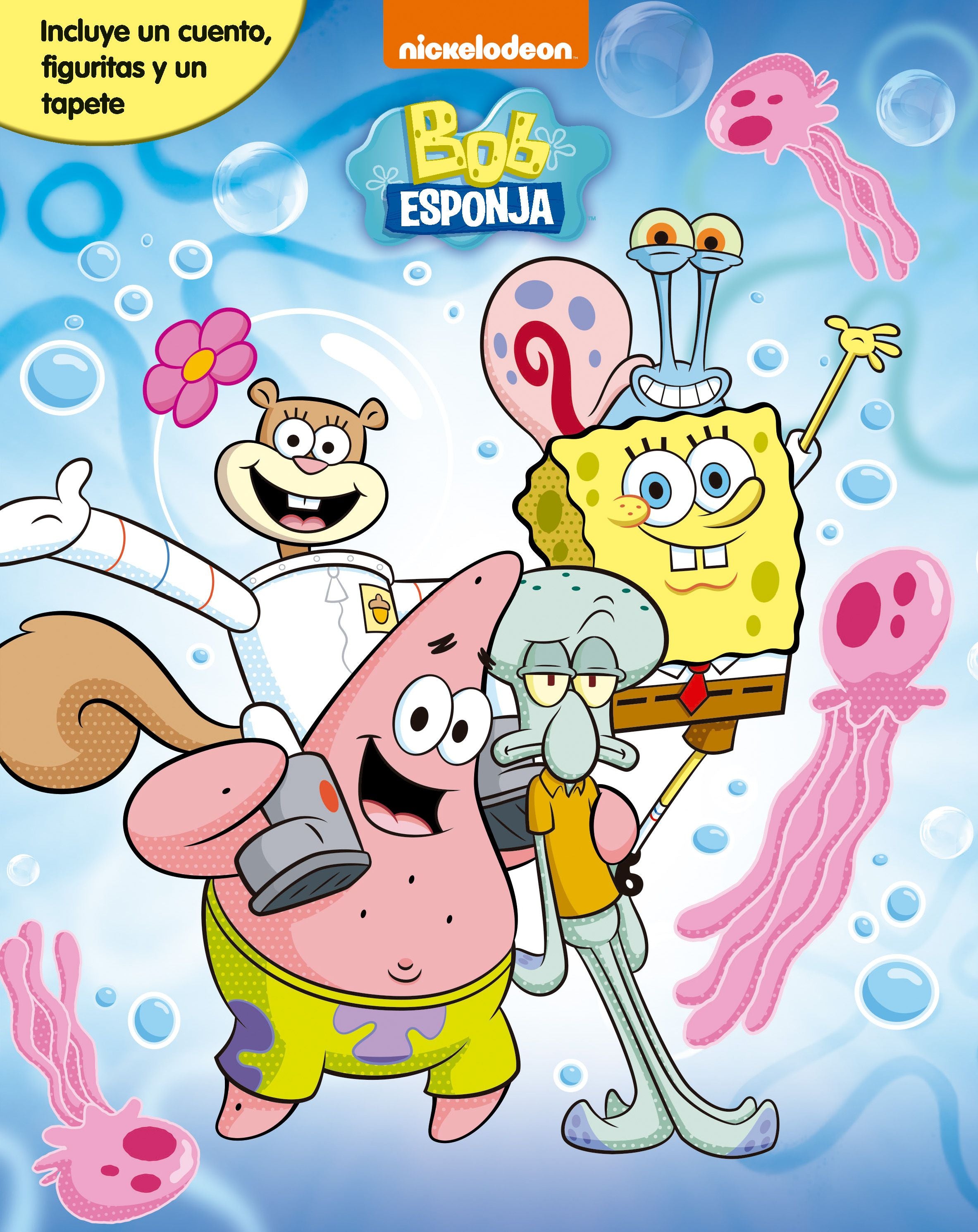 Bob Esponja. Libroaventuras: Incluye un cuento, figuritas y un tapete. Bob Esponja (Planeta Junior) 9788408296553 Imagen principal del producto