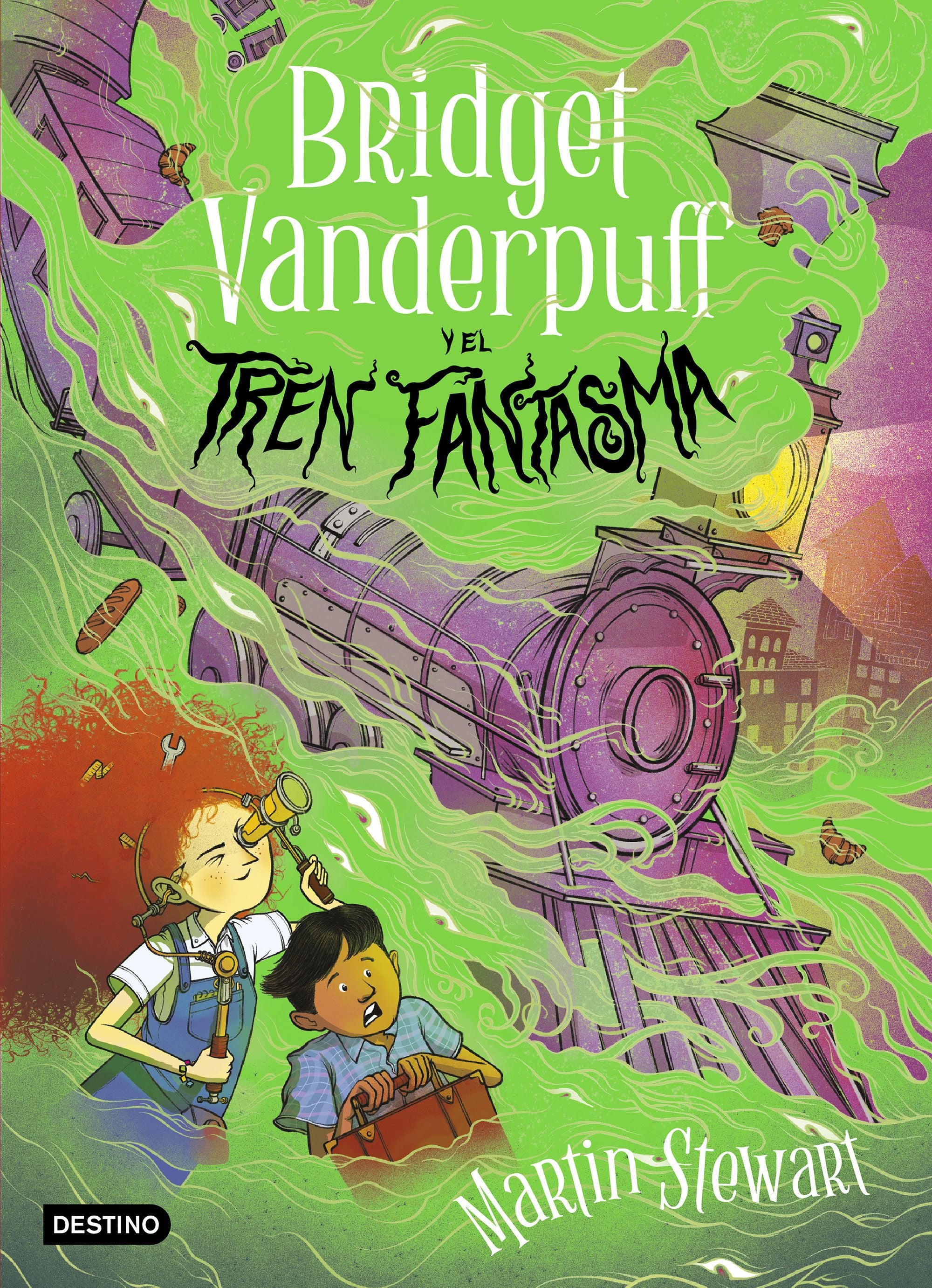 Bridget Vanderpuff 2. Bridget Vanderpuff y el tren fantasma. Martin Stewart (Destino Infantil & Juvenil) 9788408295297 Imagen principal del producto