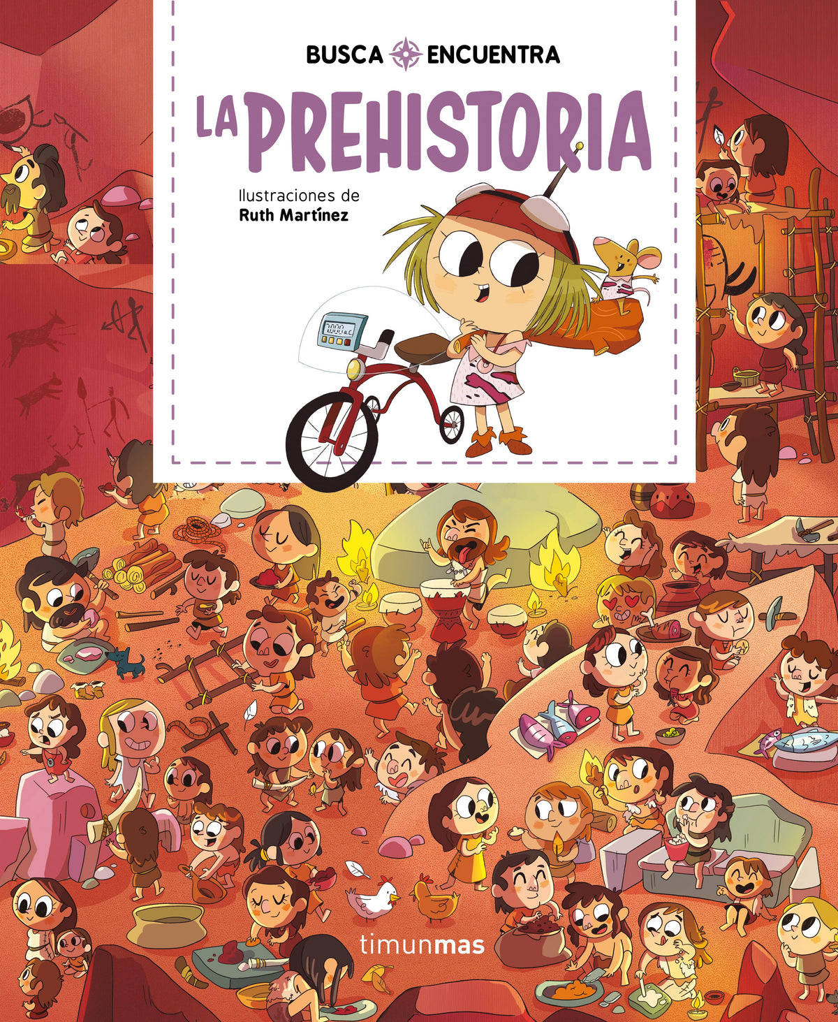 Busca y encuentra. La prehistoria. Ruth Martínez (Timun Mas Infantil) 9788408244554