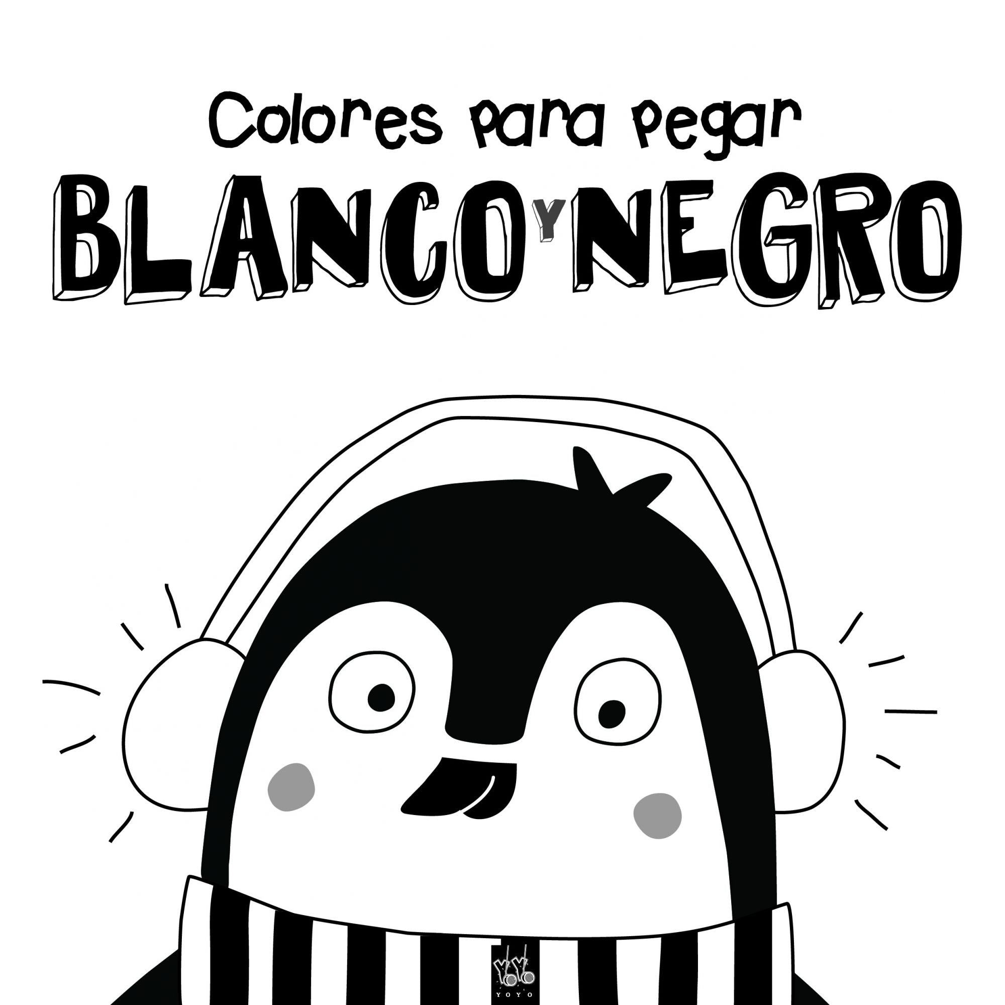 Colores para pegar. Blanco y negro Imagen principal del producto