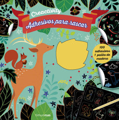 Creactivity. Adhesivos para rascar: 100 adhesivos 1 palito de madera. Varios Autores (Timun Mas Infantil) 9788408206934