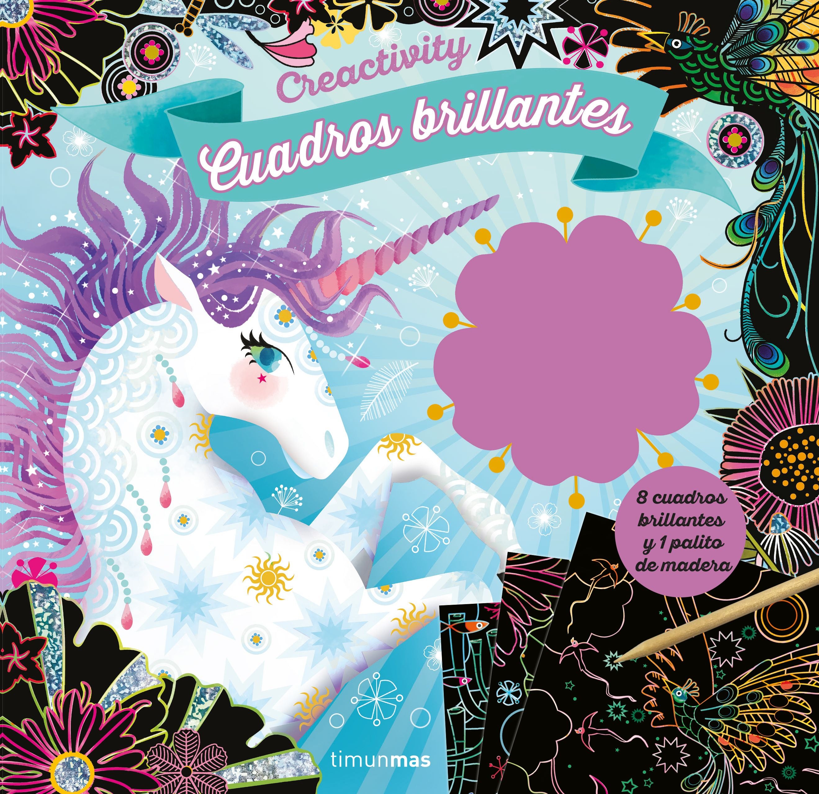 Creactivity. Animales mágicos. Cuadros brillantes para rascar. Varios Autores (Timun Mas Infantil) 9788408225713