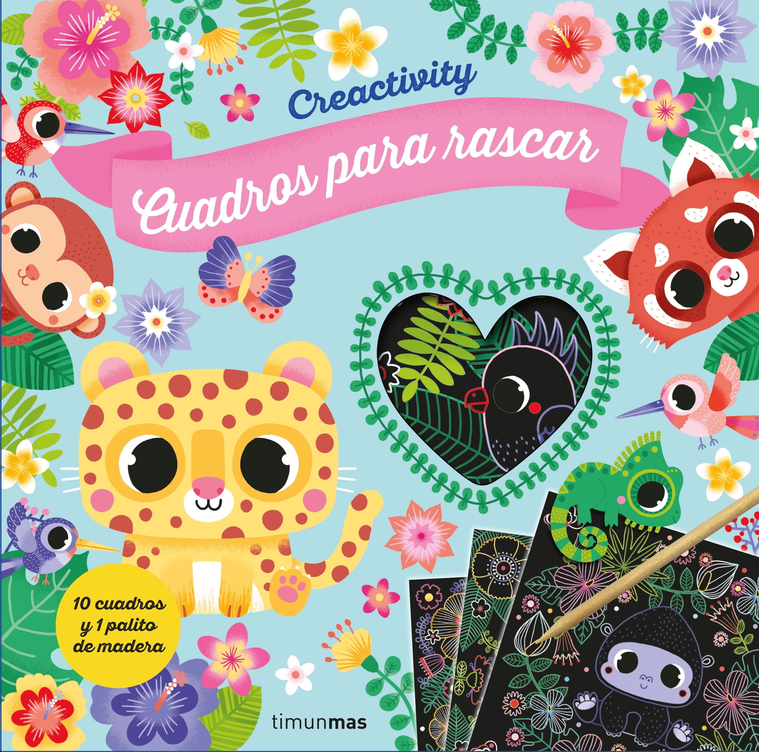Creactivity. Animales monísimos. Cuadros para rascar. Varios Autores (Timun Mas Infantil) 9788408236344 Imagen principal del producto