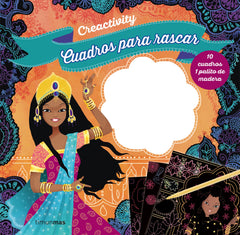 Creactivity. Cuadros para rascar. Princesas del mundo: 10 cuadros 1 palito de madera. Varios Autores (Timun Mas Infantil) 9788408206989