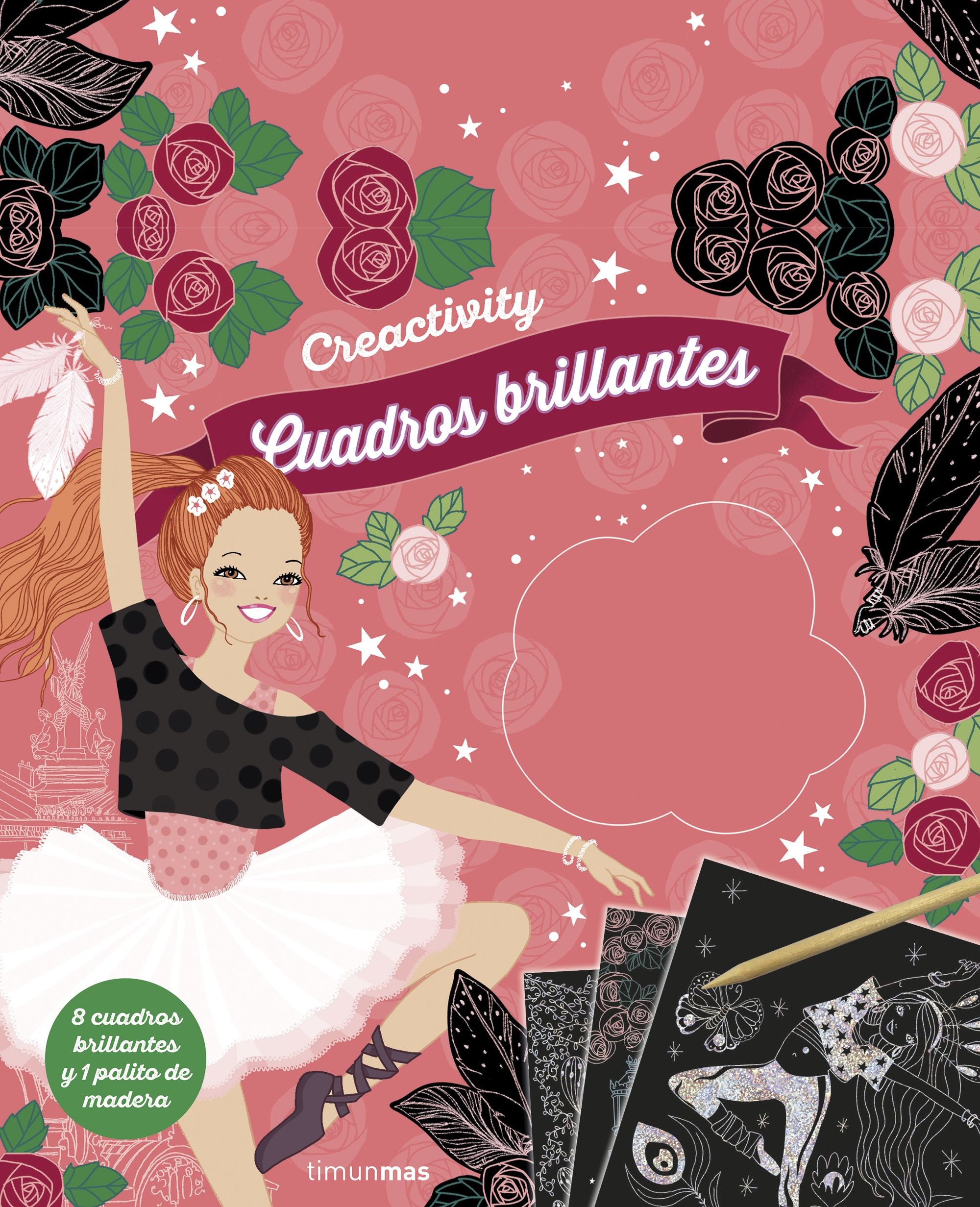 Creactivity. Danza. Cuadros brillantes para rascar. Varios Autores (Timun Mas Infantil) 9788408225706