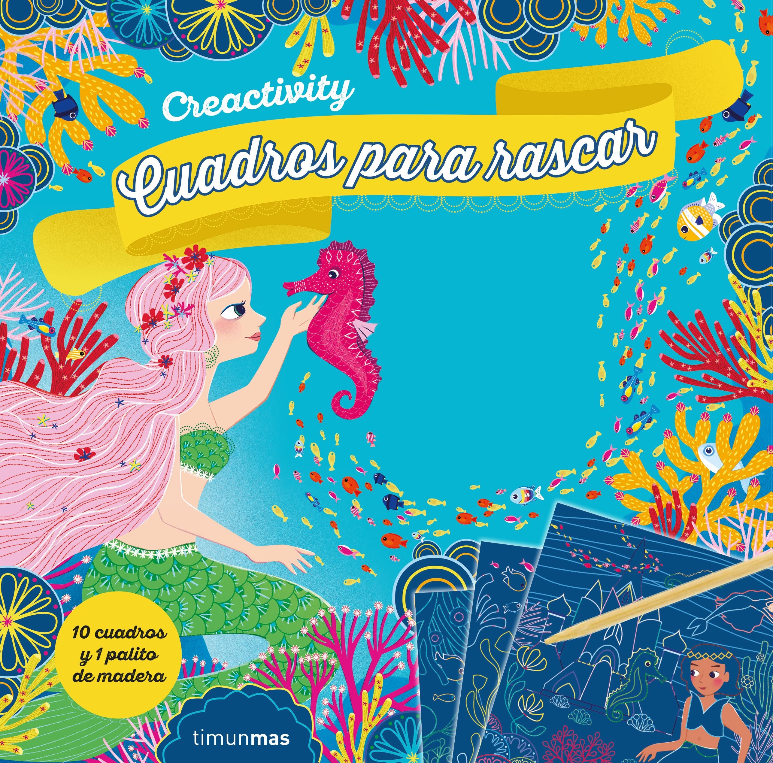 Creactivity. Sirenas. Cuadros para rascar. Varios Autores (Timun Mas Infantil) 9788408225737 Imagen principal del producto