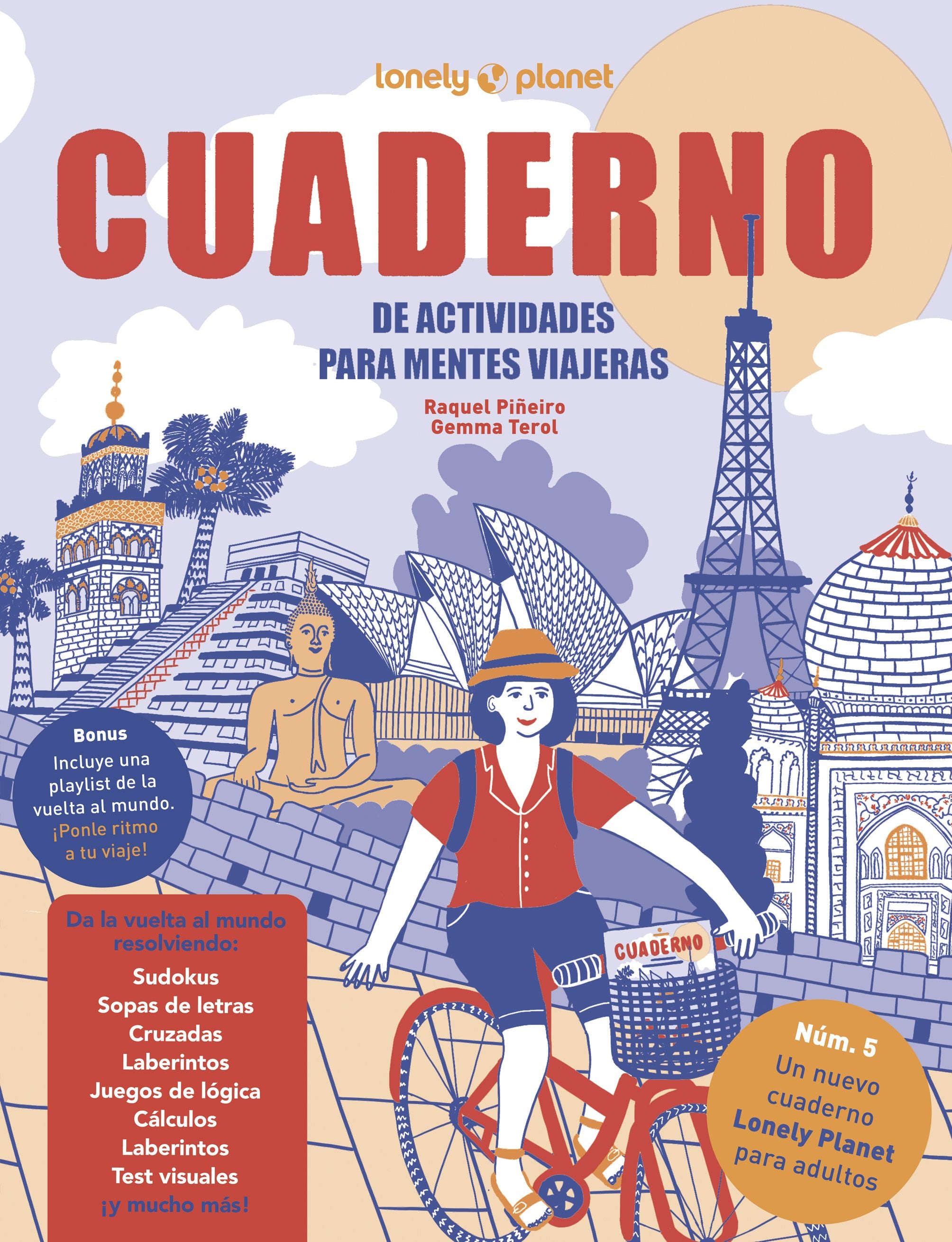 Cuaderno de actividades para mentes viajeras vol. 5. Raquel Piñeiro (GeoPlaneta) 9788408305064