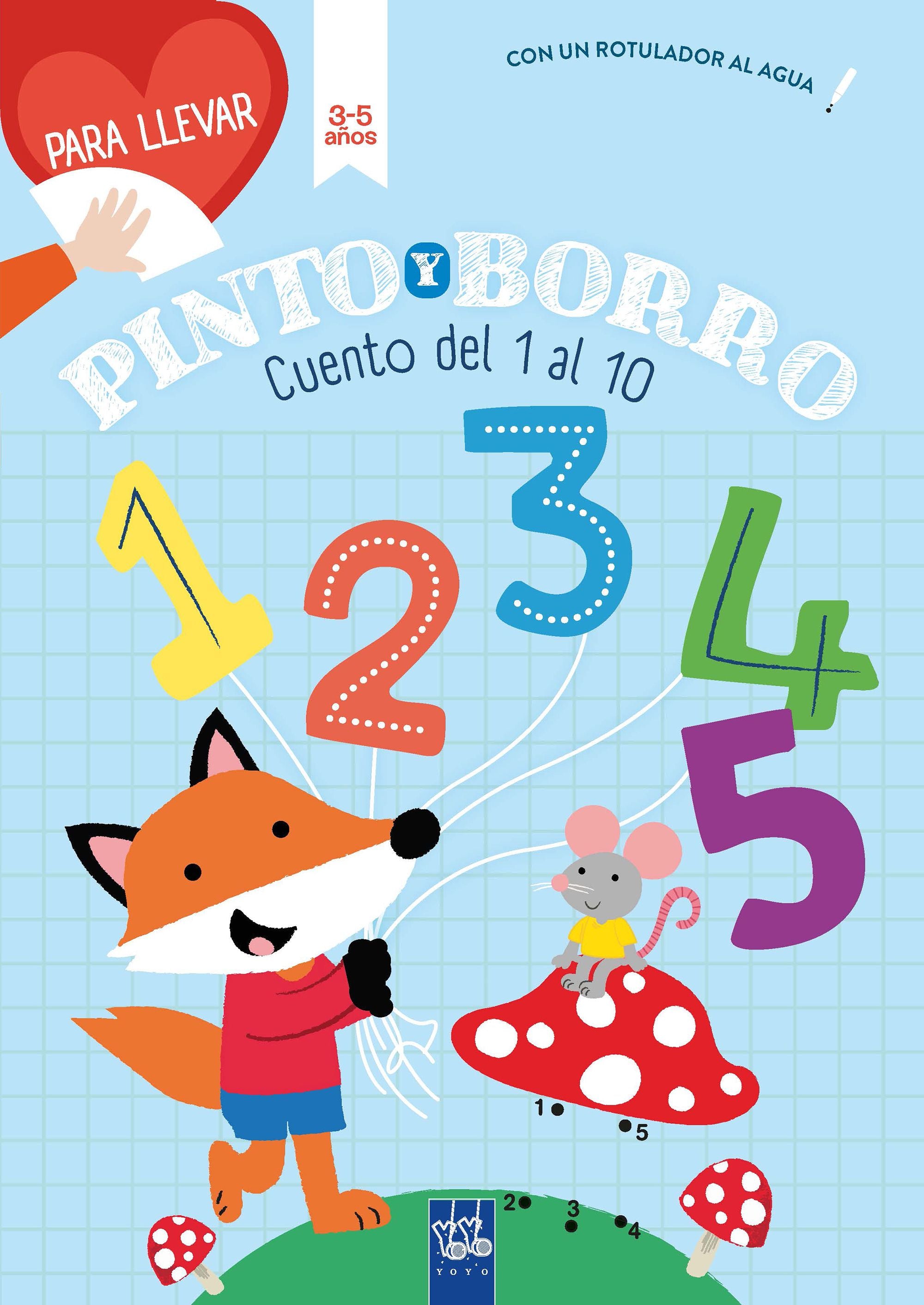 Cuento del 1 al 10. 3-5 años. YOYO (Yoyo) 9788408268321 Imagen principal del producto
