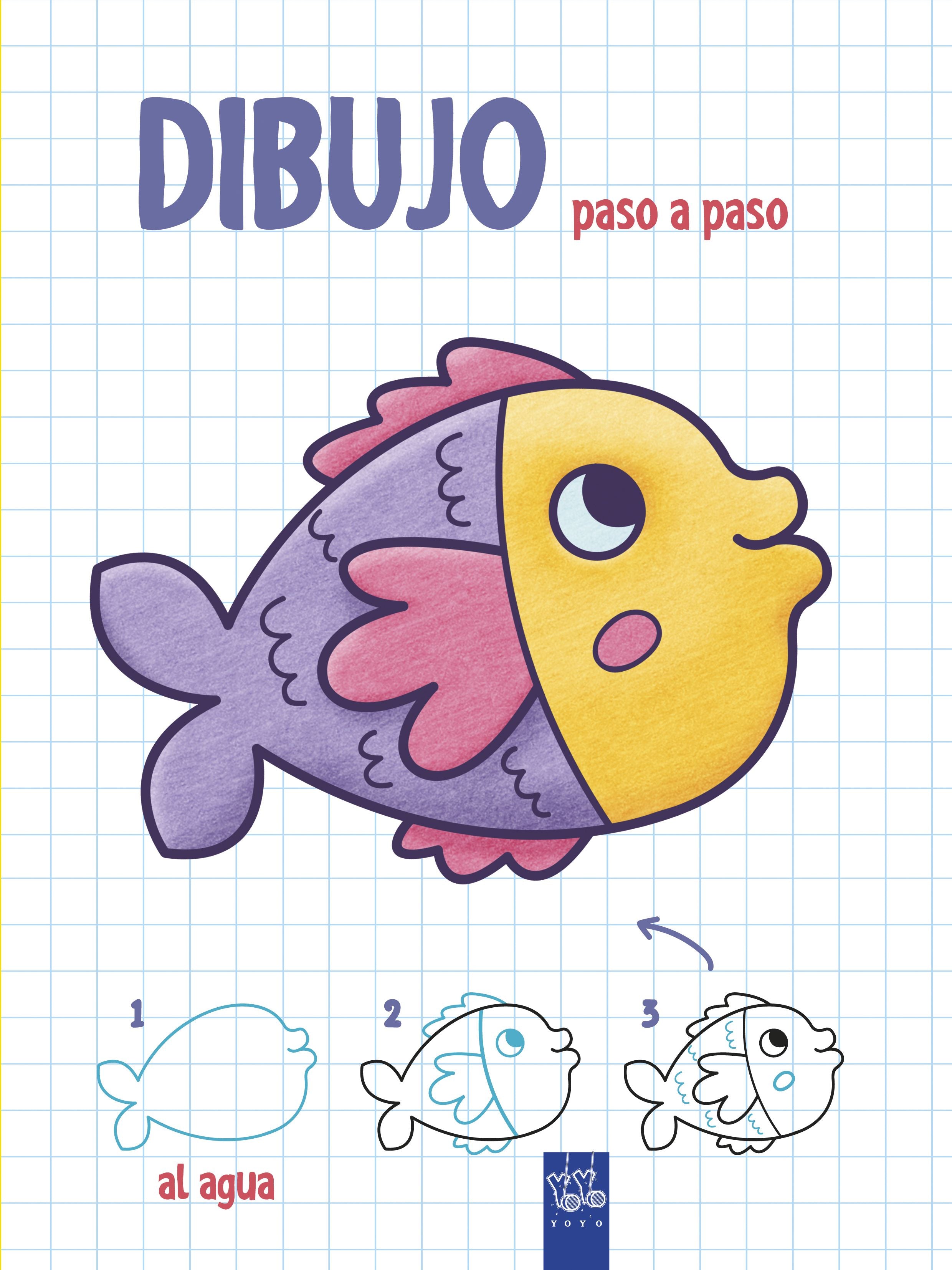 Dibujo paso a paso. Al agua Imagen principal del producto