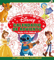 Disney. Calendario de Adviento para colorear: 24 libros para colorear. Disney (Libros Disney) 9788410029729