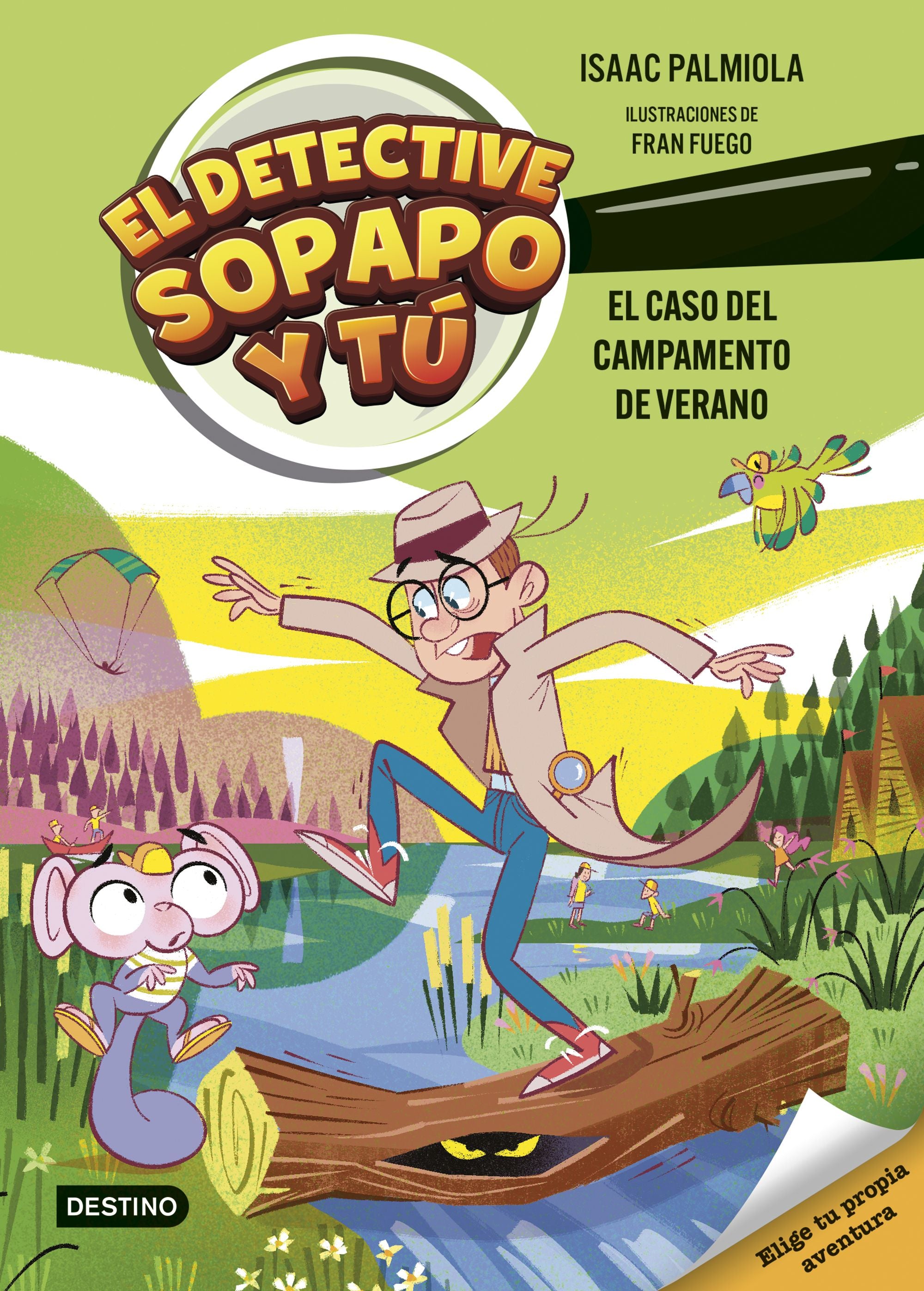 El detective Sopapo y tú 3. El caso del campamento de verano. Isaac Palmiola (Destino Infantil & Juvenil) 9788408301233 Imagen principal del producto