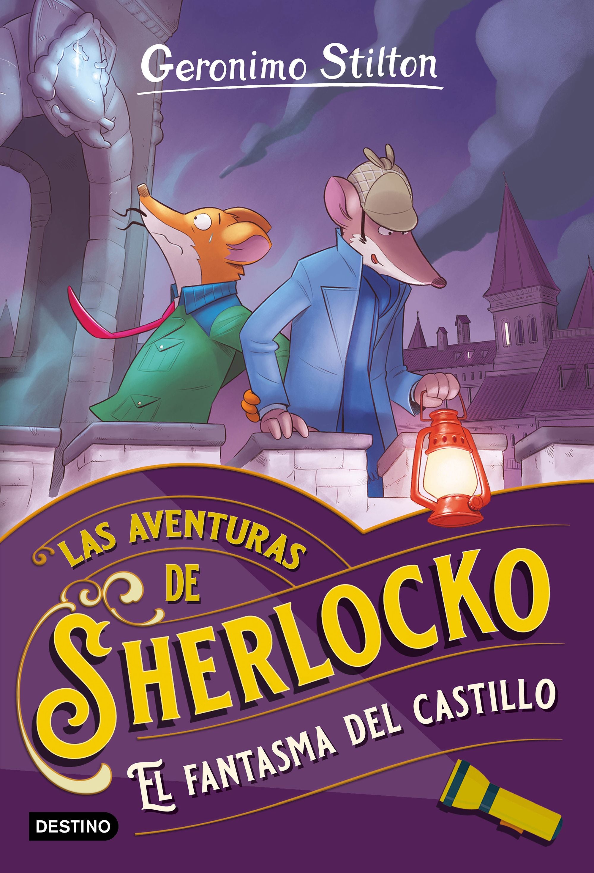 El fantasma del castillo: Las aventuras de Sherlocko 5. Geronimo Stilton (Destino Infantil & Juvenil) 9788408273462 Imagen principal del producto