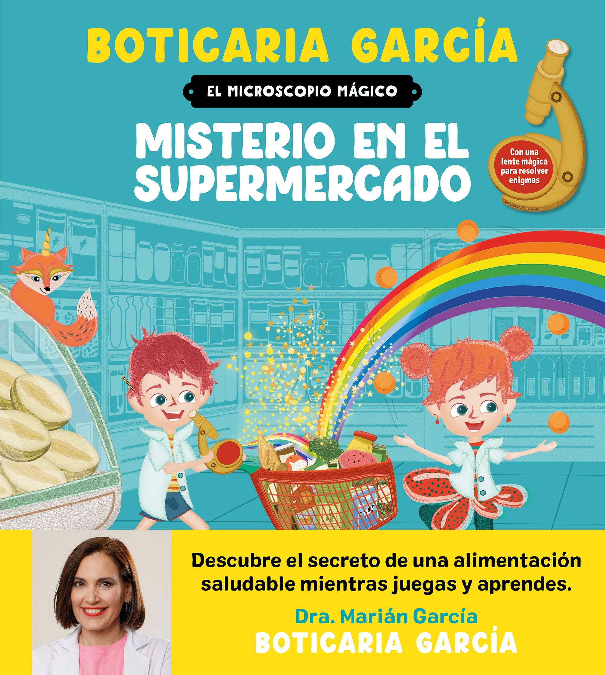 El microscopio mágico. Misterio en el supermercado. Boticaria García (Destino Infantil & Juvenil) 9788408300588