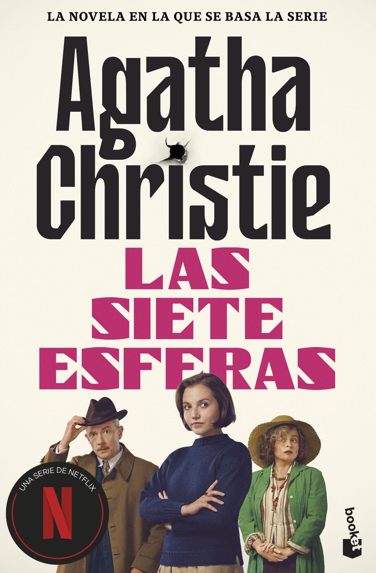 El misterio de las siete esferas: Edición con el cartel de la serie en cubierta. Agatha Christie (Booket) 9788408315933